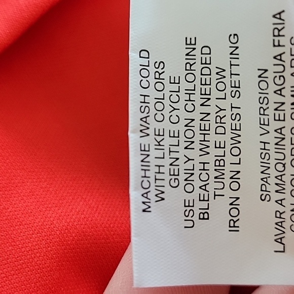 NWT Copper Key small red white stripe drop waisted mini dress - Picture 5 of 5